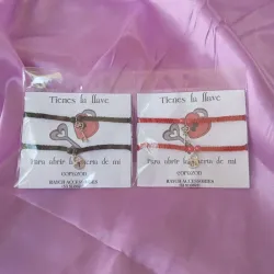 Pulseras candado y llave