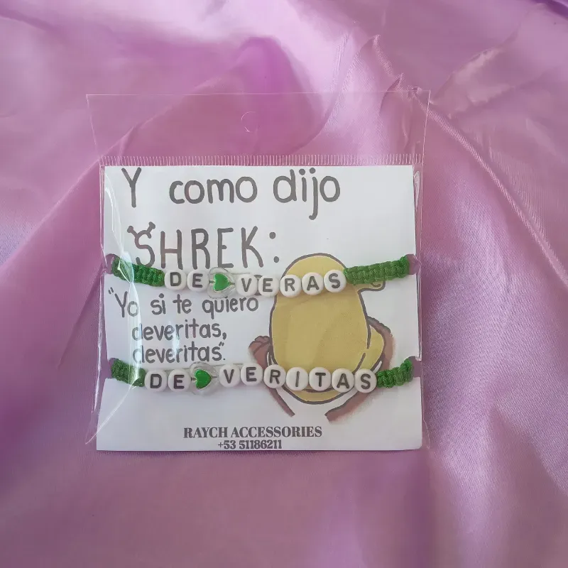 Pulseras de Shrek