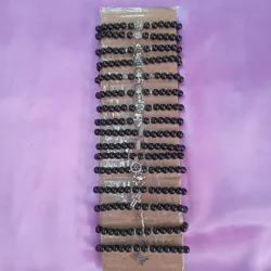 Pulseras perlas negras