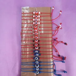 Pulseras sencillas ojos turcos