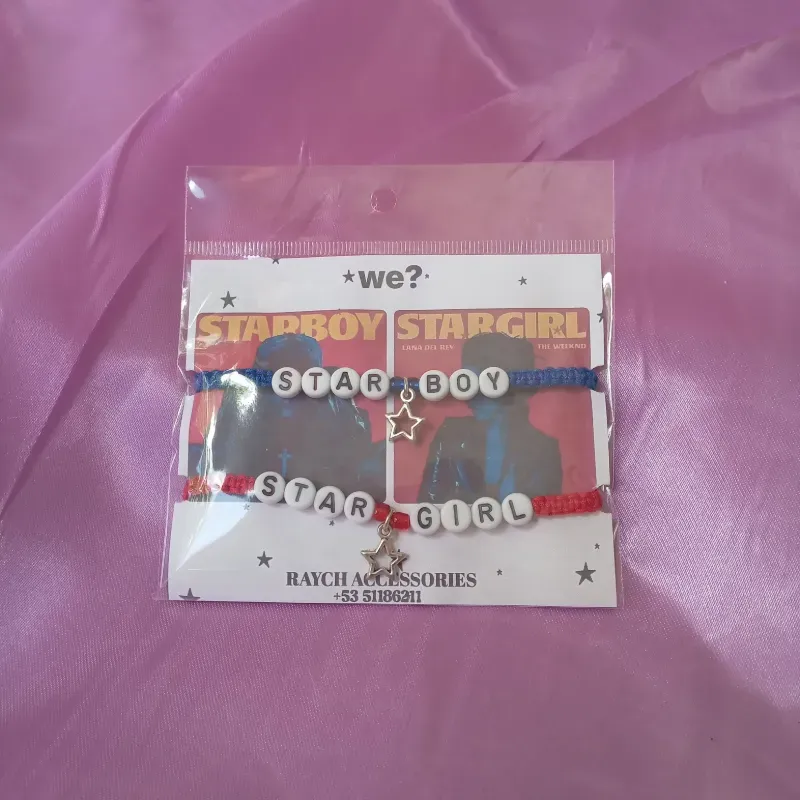 Pulseras starboy · stargirl
