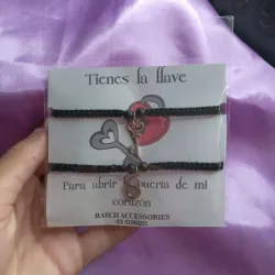 Pulseras candado y llave