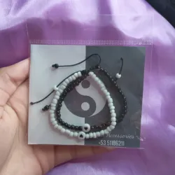 Pulseras de corazón negro