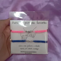 Pulseras tejidas infinito