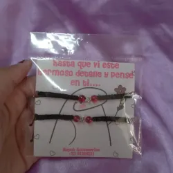 Pulseras tejidas estrellas