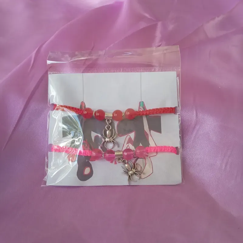 Pulseras tejidas spiderman · spidergirl