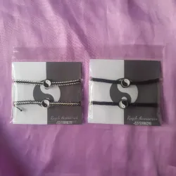 Pulseras tejidas Ying Yang