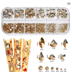 Caja Decoración Variada Dorada