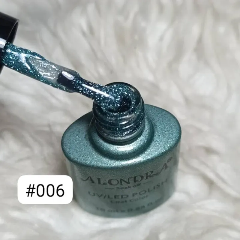 Esmalte de colores con glitter #006 10ml
