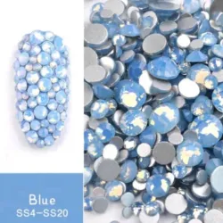 Estuche de Piedra Opal Azul