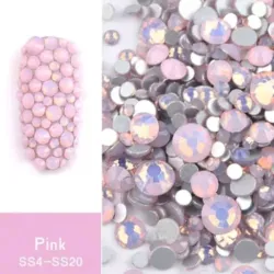 Estuche de Piedras Opal Rosadas