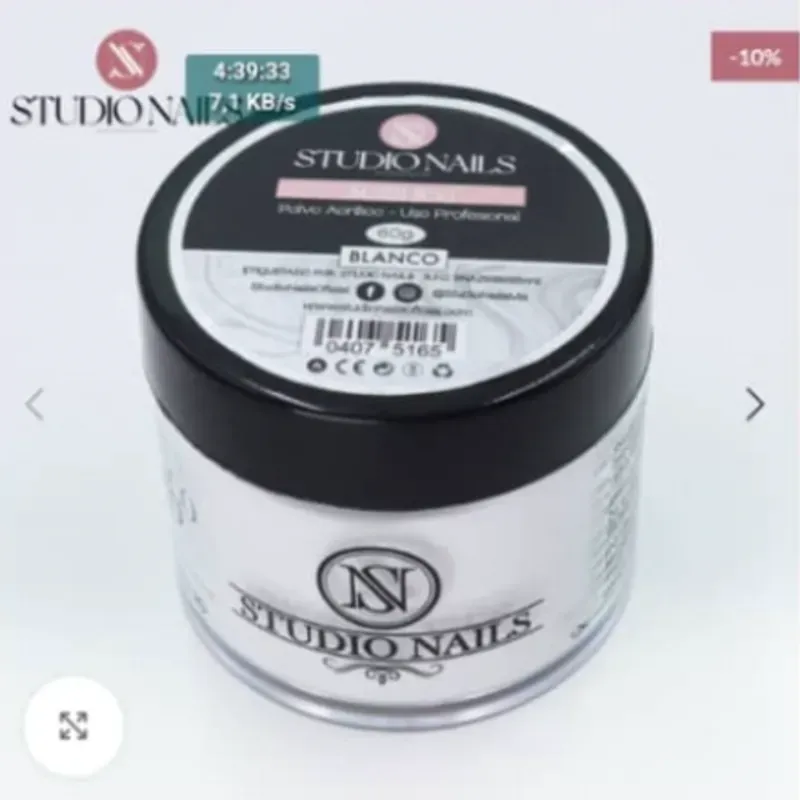 Polvo Acrílico Blanco (60g)