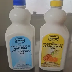 Yogur probiótico azucarado