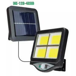 Lámpara solar con panel externo exterior ip65 50w
