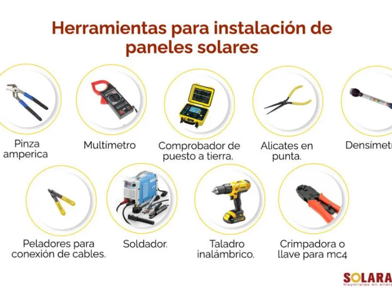 Herramientas y Accesorios Solares