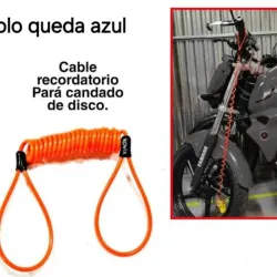 Cable recordatorio para candado