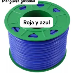 Manguera gasolina azul por metro