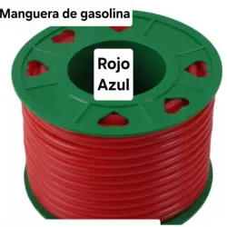Manguera gasolina roja por metro