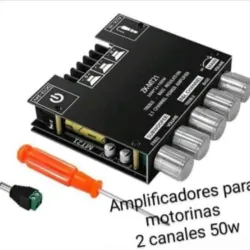 Mini amplificador 50+100watts