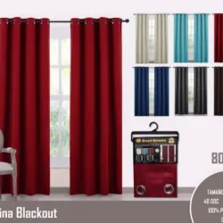 Cortinas con ojetes 