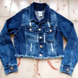 Chaquetas azul intermedio con estrellas 