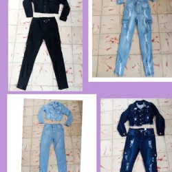 conjuntos de chaqueta y pantalón para mujer 