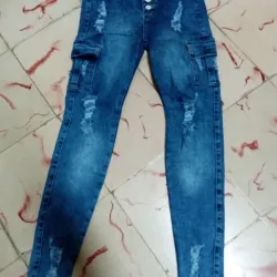 pantalones 4 puertas de mujer azul marino 