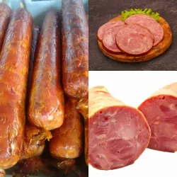 Jamon embuchado peso aproximado 7lib