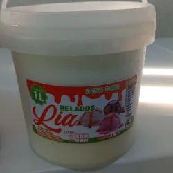 Pote Helado de 1litro vainilla