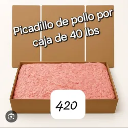 Caja de picadillo de pollo