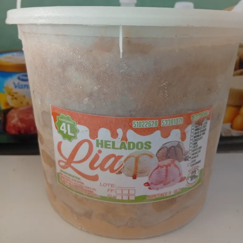 Cubeta de Helado de 4lit chocolate