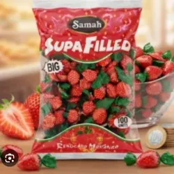 Caramelos duro sabor fresa