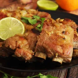 Costilla de cerdo fritas