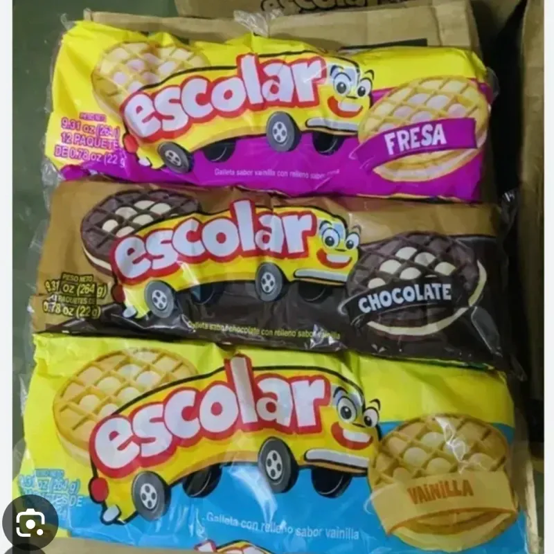 Galletas escolares fresa