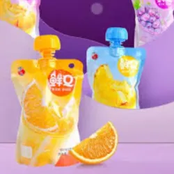 Gelatina de frutos naranja
