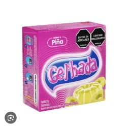 Gelatina gerhada de piña y fresa