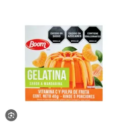 Gelatina sabor mandarina