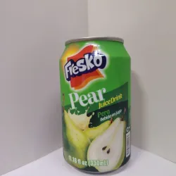 Jugo de pera de lata