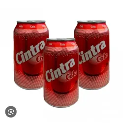 Refresco de lata cola cintra