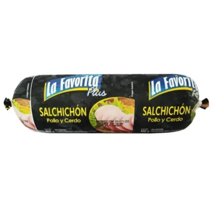 Salchichón de pollo y cerdo