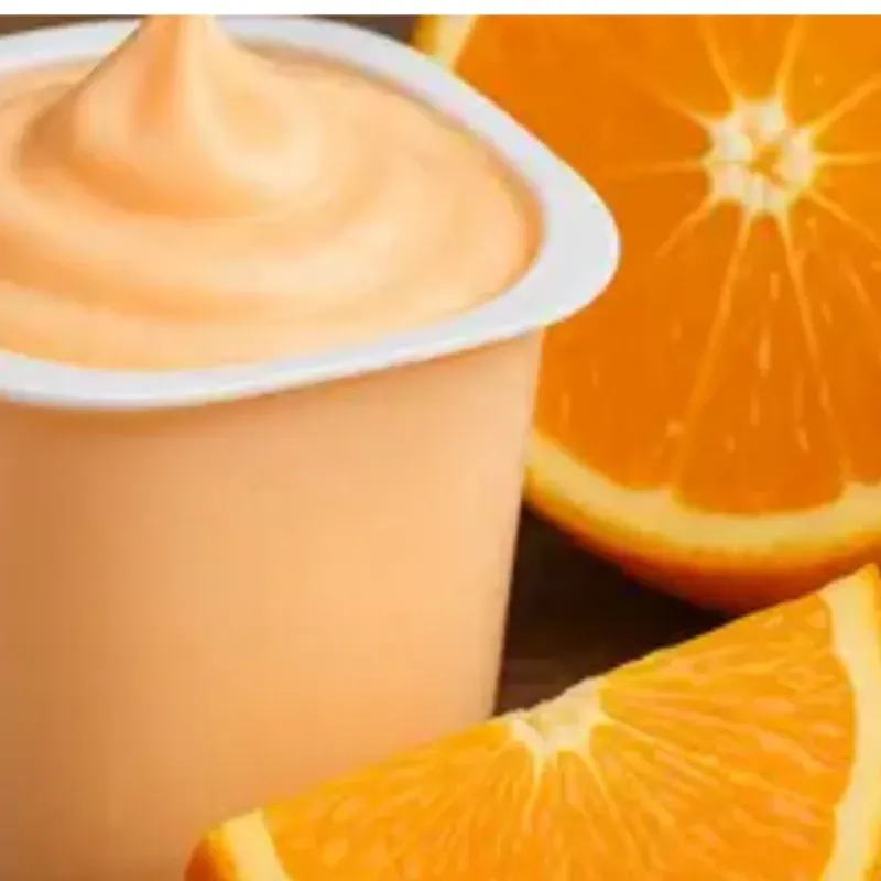 Yogur sabor naranja criollo