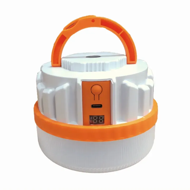 Bombilla LED Solar Recargable USB Larga(sin panel solar), Para Camping, Apagones, Hogar