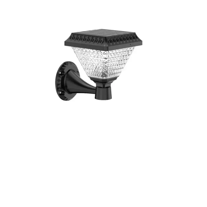 Lampara solar de pared (diseño similar a vidrio) Luces Solares Exterior, Luces Solares Jardin, Impermeables IP65 Luz Solar para Pavimento, Automático Lámpara Solar para Jardin Camino Patio Pasarela Césped