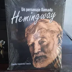 Libro sobre la vida de Hemingway  (Bazar Jocuma)