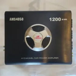 Amplificador 1200 w 4 vías 