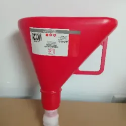 Embudo rojo 195x120mm