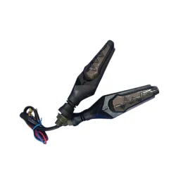 Luz direccional ámbar para moto