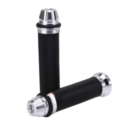 Manubrio para moto Negro Cromo