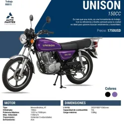 Moto Unison 150 cc