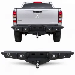 Rear Bumper Tritón L200 15-22 W/LED